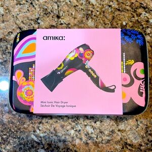 Brand new Amika mini ionic travel hair dryer